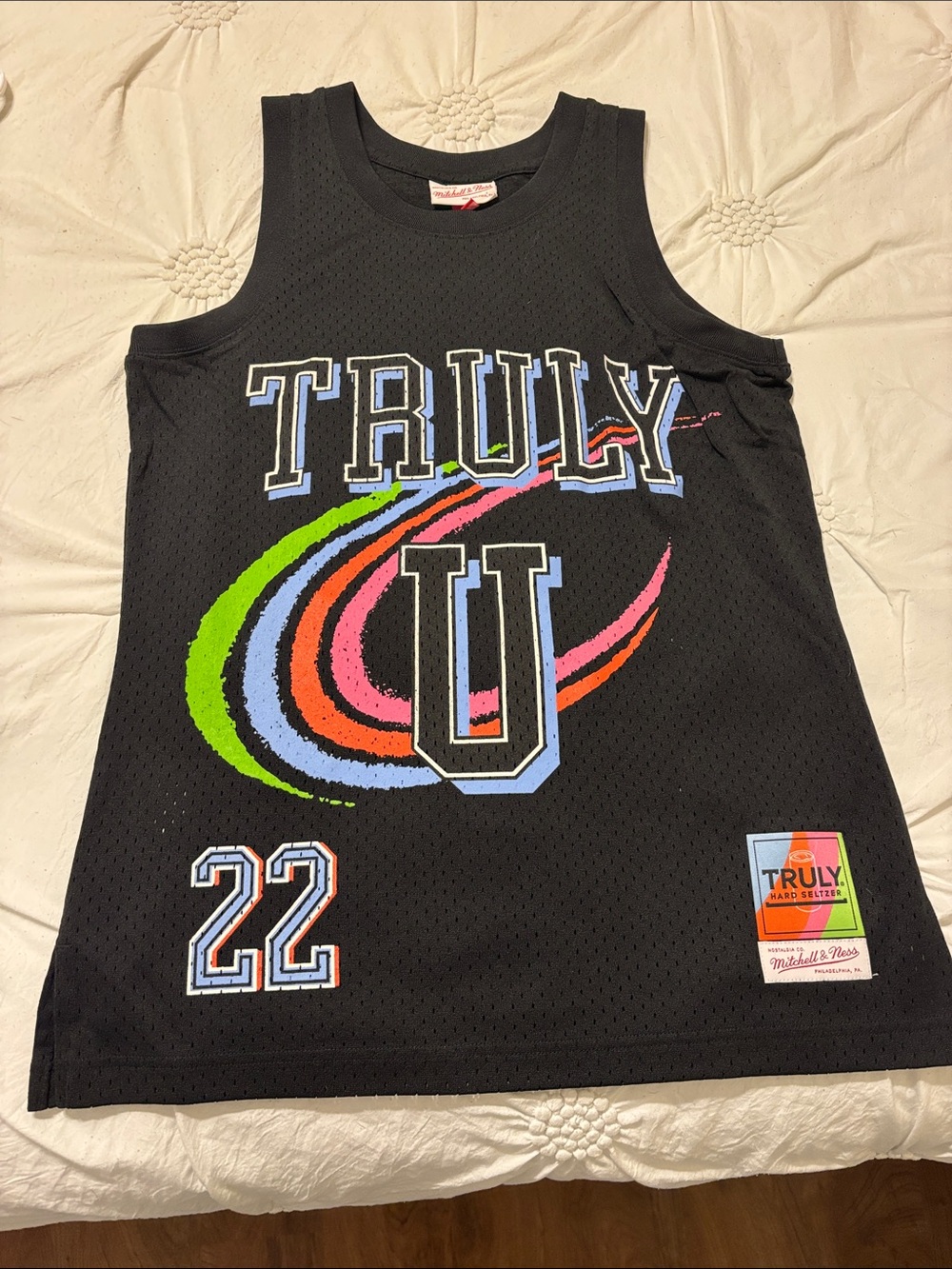 TRULY Black Basketball Jersey